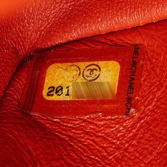 Chanel Orange 2.55 Reissue Quilted Patent Caviar Leather 225 Bag - Picture 11 of 11